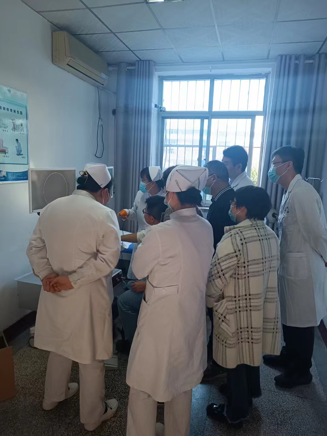 【大豆醫(yī)療】河南省洛陽市某醫(yī)院肛腸檢查系統(tǒng)DD-600型裝機培訓